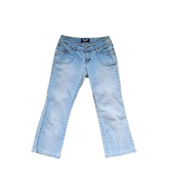 y2k vintage low-rise denim capris - Picture 1 of 6